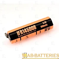 Аккумулятор ET IFR14500B-F 600mAh, Li-Fe, 3.3V