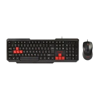 Набор клавиатура+мышь проводной Smartbuy 230346 ONE черный красный (1/20)