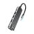 USB-Хаб HOCO HB23 2USB/Type-C/HDMI/RJ45 Type-C (m) USB3.0 серый (1/18/180)