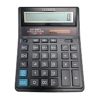 Калькулятор полноразмерный Citizen SDC-888TII 12-разрядный для бухгалтеров черный 