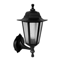 Светильник садово-парковый Camelion PP4101/02 "Леда1" 60W 220V E27 IP44 настенный черный (1/8)