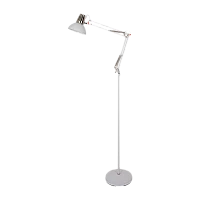 Торшер Camelion KD-431F 40W 230V IP20 на основании белый