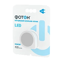 Ночник Фотон NM-100L LED 220V в розетку белый (1/10/90)