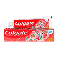 Зубная паста COLGATE Доктор Заяц Клубника для детей 50мл (1/72)