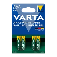 Аккумулятор предзаряженный RTU Varta HR03 AAA BL4 NI-MH 800mAh (4/40/200)
