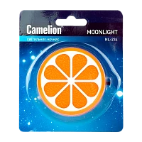 Ночник Camelion NL-234 "Апельсин" 1LED 0.5W 220V в розетку оранжевый (1/24/72)