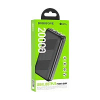 Внешний аккумулятор Borofone BJ27A Pindar 20000mAh 2.1A Micro/Type-C черный
