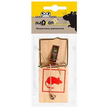 Мышеловка Nadzor 10см x 4.5см дерево (1/144)