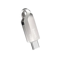 Флеш-накопитель HOCO UD8 64GB USB3.0 Type-C (m) металл серебряный (1/50)