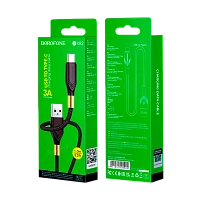 Кабель Borofone BX92 USB (m)-Type-C (m) 1м 3.0A 20W ткань черный (1/360)