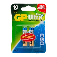 Батарейка GP ULTRA PLUS LR03 AAA BL2 Alkaline 1.5V (2/20/160)