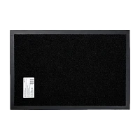 Коврик придверный VORTEX "TRIP" 40х60см ребристый черный (1/15)