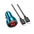 Автомобильное З/У HOCO Z50 1USB/Type-C 48W с кабелем Type-C-Lightning синий (1/12/120)
