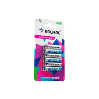 Батарейка Космос LR03 AAA BL12 Alkaline 1.5V (12/144/576)