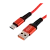 *Кабель GoPower GP02T USB (m)-Type-C (m) 1.0м 2.4A нейлон красный (1/200/800) 