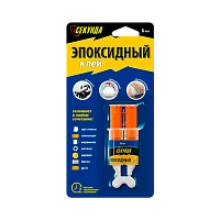 Клей Секунда эпоксидный 3+3мл BL1 шприц (1/12/72) 