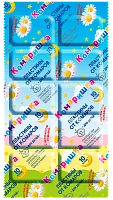 Пластины от комаров Чистый дом Комаришка 10шт. в упаковке с ромашкой (1/200)