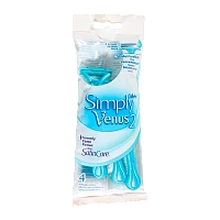 Бритва одноразовая Gillette "VENUS Simply 2 (Satin Care)" 2 лезвия 4шт. (1/12)