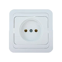 Розетка Makel Mimoza 1гн. 16A керамика белый 12002 (1/12)