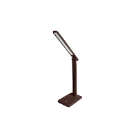 Светильник настольный Ultraflash UF-730 11W 220V на основании 3 ур.ярк.+3цв. коричневый (1/30)