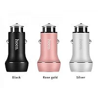 Автомобильное З/У HOCO Z7 2USB 2.4A черный (1/15/90)