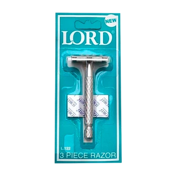 Бритва классическая Т-образная Lord +1 лезвие L122 1шт. (1/12)