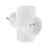 Разветвитель Toker 3Т16 3р.Б/З в индивидуальной упаковке белый (1/70)