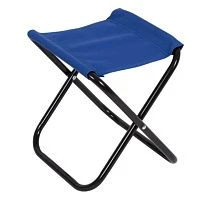 Стул складной без спинки Ecos TD-11 20.5*24.5*26см синий (1/50)