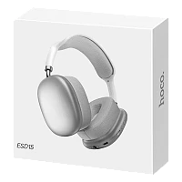 Наушники полноразмерные HOCO ESD15 bluetooth 5.0 с микр. серебряный (1/36)