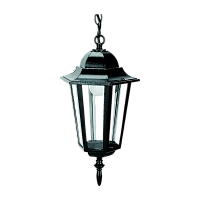 Светильник садово-парковый Camelion 4105 60W 230V E27 IP43 подвесной с проводом черный (1/10)