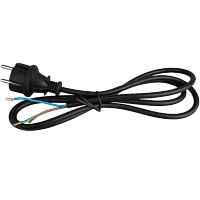 Сетевой кабель Volsten SR-LR2A ПВС3х1 с прямой евровилкой 3500Вт 16А с/з 1.5м чёрный (1/10/150)