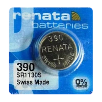 Батарейка Renata 390 (SR1130SW) Silver Oxide 1.55V (1/10/100)