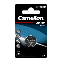 Батарейка Camelion CR2032 BL1 Lithium 3V (1/10/1800)