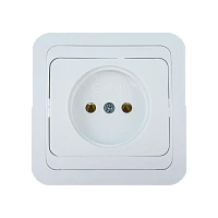Розетка Makel Mimoza 1гн. 16A керамика белый 12002 (1/12)