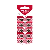 Батарейка Smartbuy G7/LR926/LR57/395A/195 BL10 Alkaline 1.5V (10/100/2000)