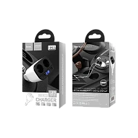 Автомобильное З/У HOCO Z28 2USB 3.1A 2 прикуривателя белый (1/120)