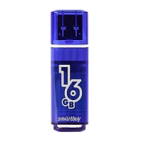 Флеш-накопитель Smartbuy Glossy 16GB USB3.0 пластик синий