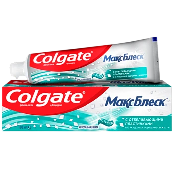 Зубная паста COLGATE Кристальная мята МаксБлеск 100мл (1/48)