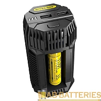 З/У для аккумуляторов Nitecore V2 Li-ion/IMR 2 слота+USB