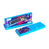 Набор клавиатура+мышь проводной HOCO GM18 подсветка черный (1/30)