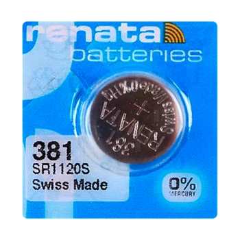 Батарейка Renata 381 (SR1120SW) Silver Oxide 1.55V (1/10/100)