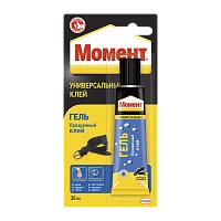 Клей Момент ГЕЛЬ 30мл универсальный BL1 (1/25)