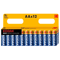 Батарейка Kodak MAX LR6 AA BL12 Alkaline 1.5V (12/120/720/17280)