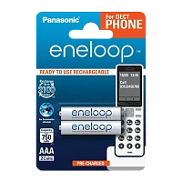 Аккумулятор предзаряженный RTU Panasonic HR03 AAA BL2 NI-MH eneloop DECT 750mAh (2/20/240)