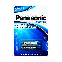 Батарейка Panasonic EVOLTA LR03 AAA BL2 Alkaline 1.5V (2/24/120)