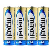 Батарейка Maxell LR6 AA Shrink 4 Alkaline 1.5V (4/40/800)