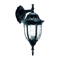 Светильник садово-парковый Camelion 4502 60W 230V E27 IP43 настенный черный (1/10)