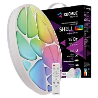Светильник настенно-потолочный Космос SHELL Premium 75W 230V LED IP40 накладной RGB пульт ДУ (1/5)