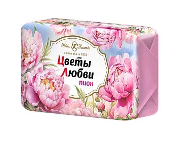 Мыло Невская Косметика Цветы любви Пион 90г (1/72)