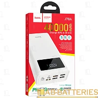 Внешний аккумулятор HOCO J78A 40000mAh 3.0A 4USB/Lightning/Type-C белый (1/18)
